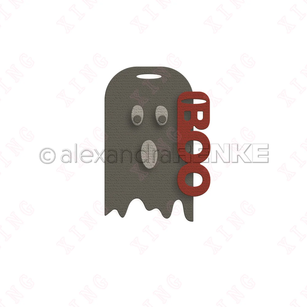 

Diy Scrapbook Craft Blade Punch Handmade Decoration Embossing Mould Christmas New Metal Cutting Dies 2022 Arrival Label Boo Dies
