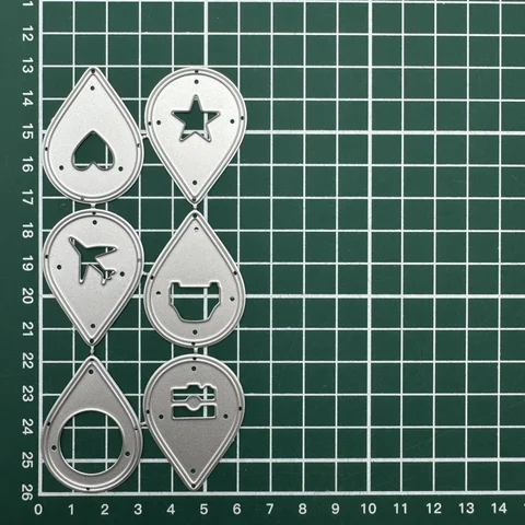 Металлические геометрические штампы для скрапбукинга