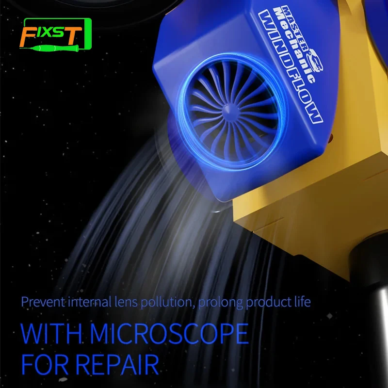 Портативный микроскоп MECHANIC WINDFLOW дыма быстрое удаление канифоли сварки и пайки