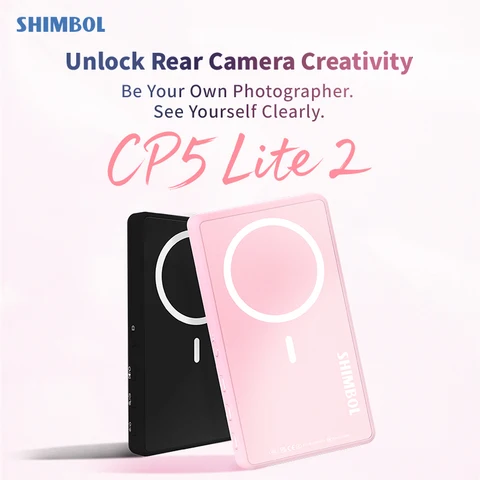 SHIMBOL CP5 Lite 2 II Магнитная беспроводная задняя камера для смартфона Экран монитора для селфи для iPhone Android Vlog Прямая трансляция