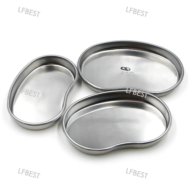 

304 stainless steel waist disc instrument holding tools disinfection waist disc cosmetic tools and instruments tray size