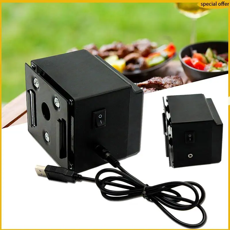 Фото A50I DC 5 В Usb для барбекю, мотор для жарки, гриля, аксессуары для кемпинга, барбекю, детали для кухонной техники, детали гриля №4