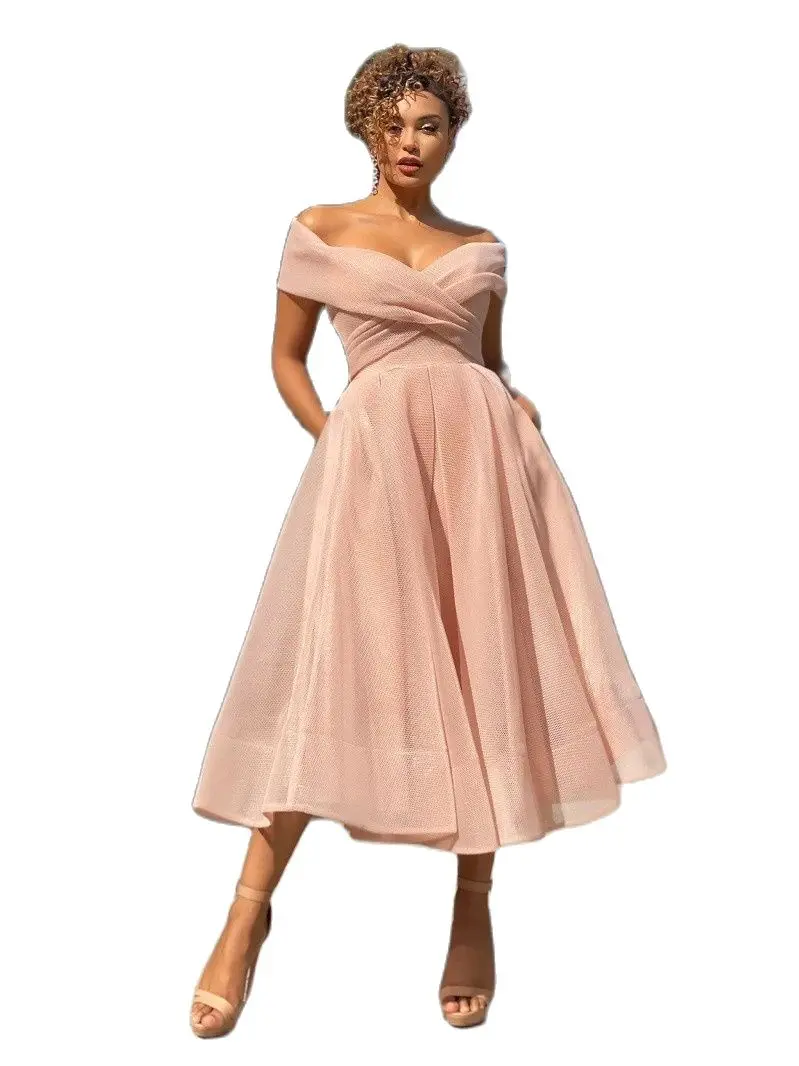 

Pregnant Women Long Boho A-Line Bride Wedding Dresses Princess Over-The-Knee Length Dress Slim Fit Raglan Sleeves Maxi Gowns New