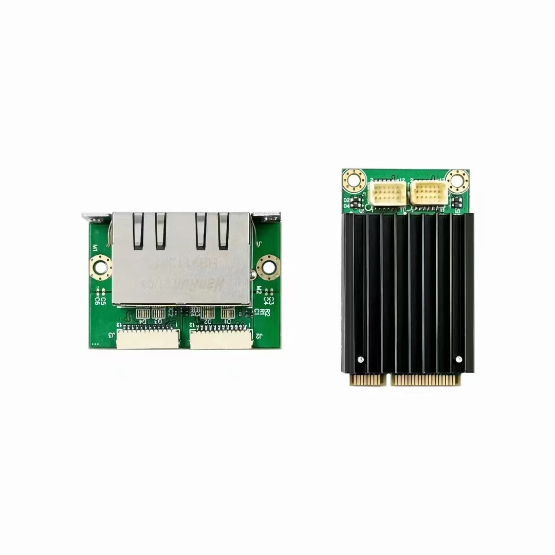 MINI PCIE 1G LAN-карта двойной порт RJ45 промышленный сервер 10/100 Мбит/с гигабитный