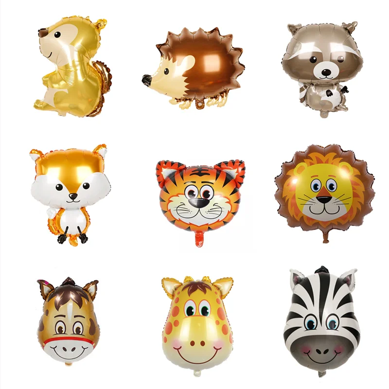 

Animals Balloon Lion Tiger Zebra Cartoon Insect Foil Balloons Kids Toys Jungle Party Theme Balloon Happy Birthday Decoration