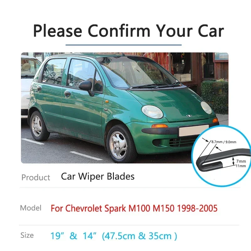 Передние щетки стеклоочистителя для фотоэлементов M100 M150 1998 1999 2000 2001 2002 2003 2004