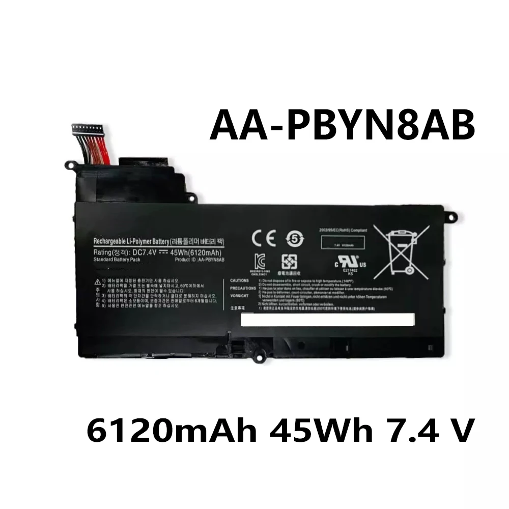 AA-PBYN8AB 7 4 V 45WH 6120mAh Аккумулятор для ноутбука Samsung NP530U4B NP520U4C 530U4C 535U4C