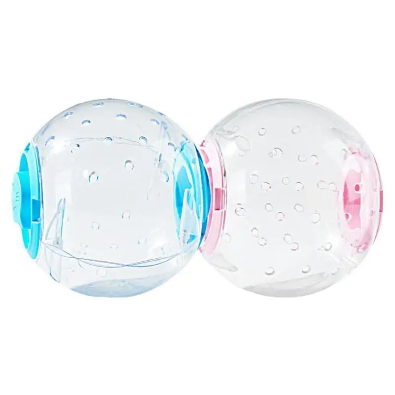 

Clear Hamster Ball Hamster Toys Dwarf Hamster Ball Transparent Silent Breathable Gerbil Wheel Ball 7 Inch Hamster Exercise Toys