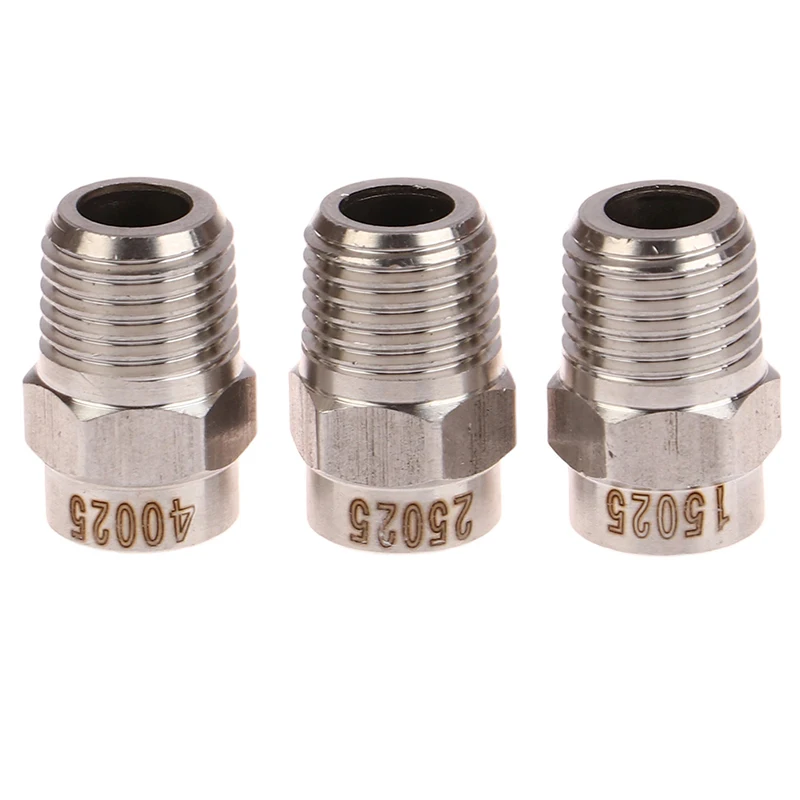 

1/4NPT резьбовой спрей для мойки высокого давления щетка сменные инструменты Универсальная замена винтового типа насадка 15 °, 25 ° или 40 °