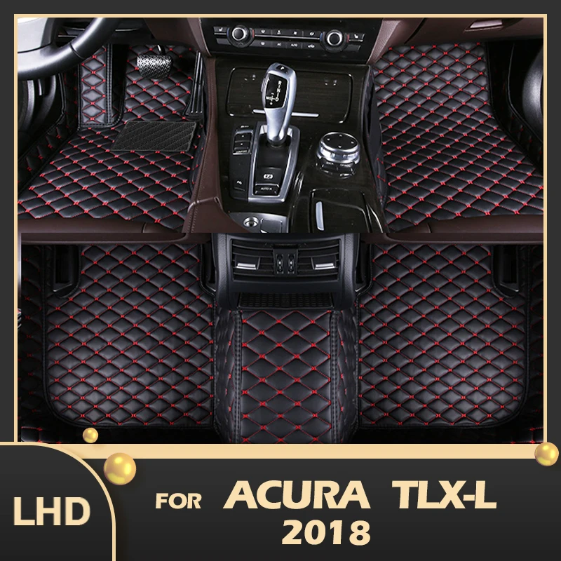 

Car Floor Mats For Acura TLX-L 2018 Custom Auto Foot Pads Automobile Carpet Cover Interior Accessories