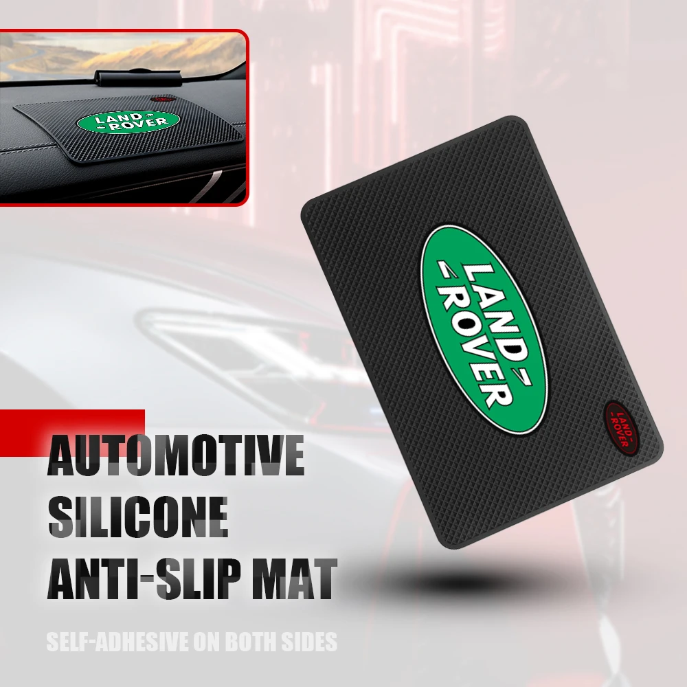 Противоскользящий силиконовый коврик с автологотипом на приборной панели