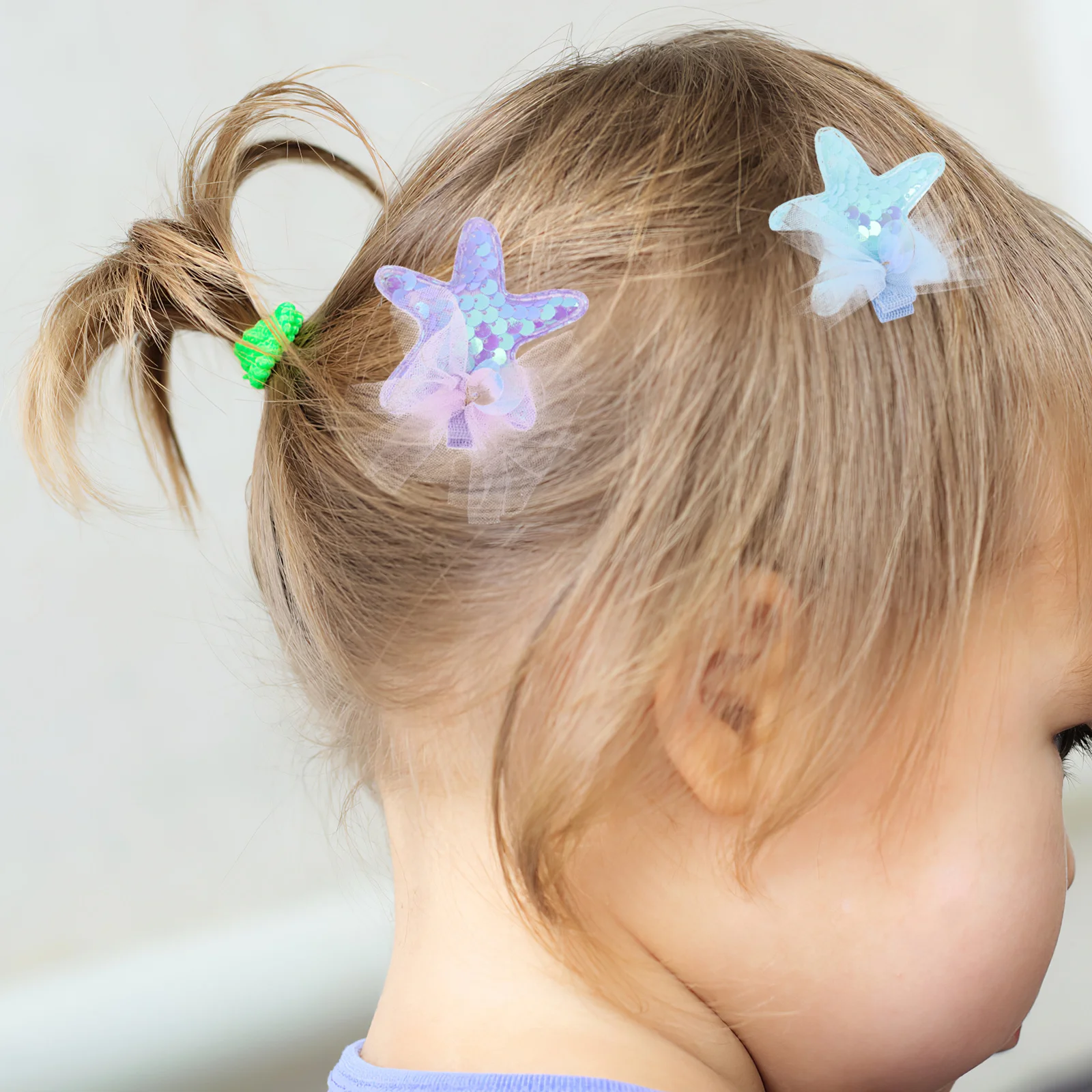 

6 Pcs Hairpins Children Hairpins Wedding Hair Accessories Sea Shell Barrette Resin Alligator Hair Clips