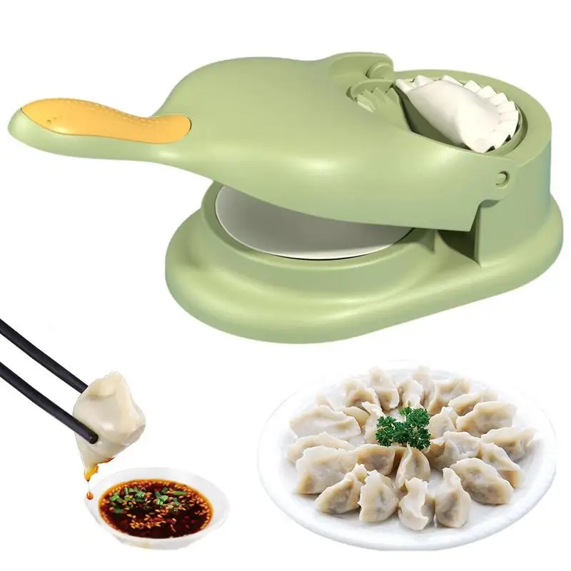 

Dumpling Maker Machine 2 In 1 Mould Dumpling Mold Dough Pressing Tool DIY Dumpling Skin Artifact Wrapper Maker Kitchen Tool
