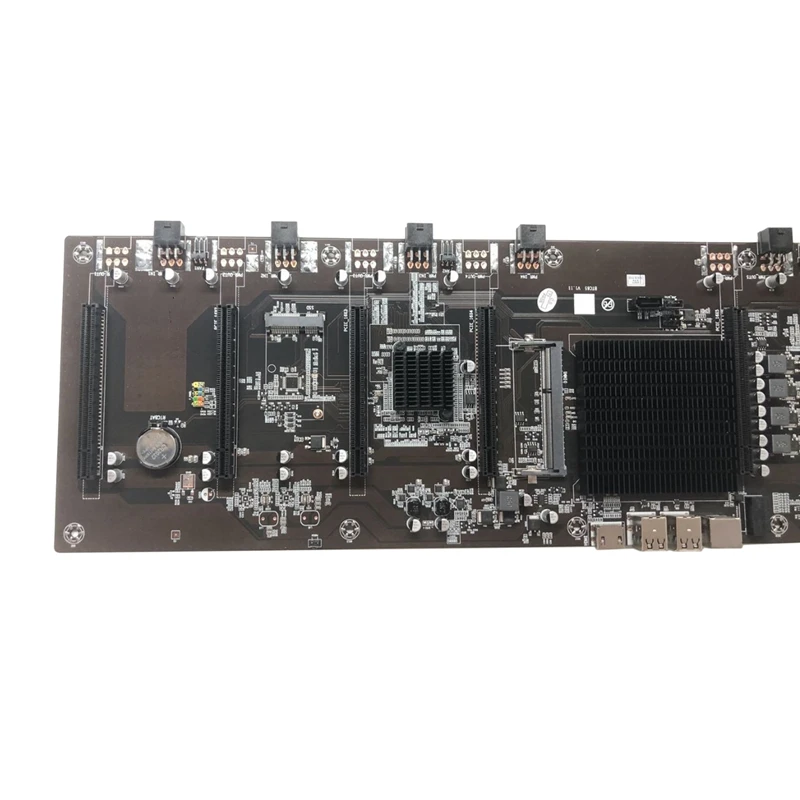 Оригинальная материнская плата для майнинга BTC 8xpcie 16X слот графической карты DDR3
