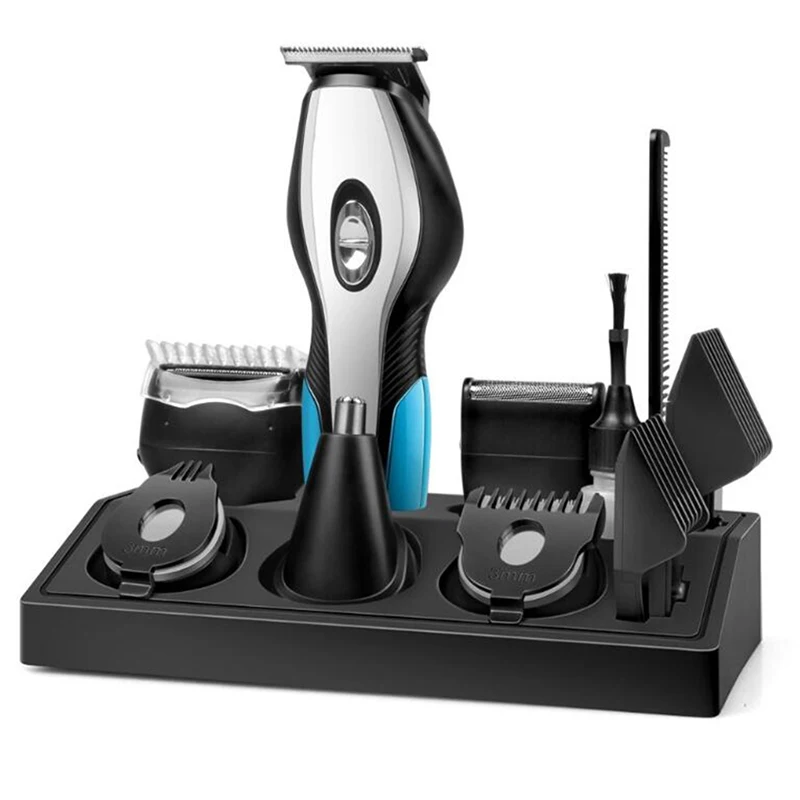 Electric Hair Trimmer Set, Nose Hair Cutter, Cordless & Rechargeable Hair Clipper, Detail Trimmer, Mini Foil Shaver