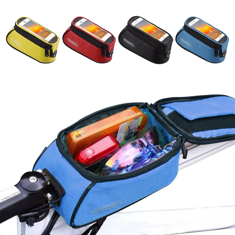 Велосумка ROSWHEEL с сенсорным экраном дождестойкая для горных велосипедов дорожных