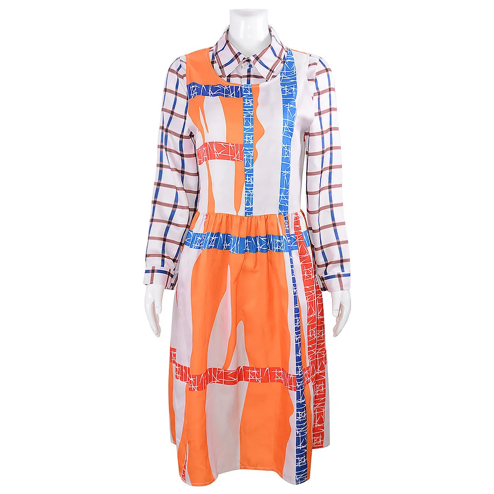 Stranger Things Season 4 Eleven EL Cosplay Costume Shirt Dress Uniform Suit Halloween Carnival Clothing Sets