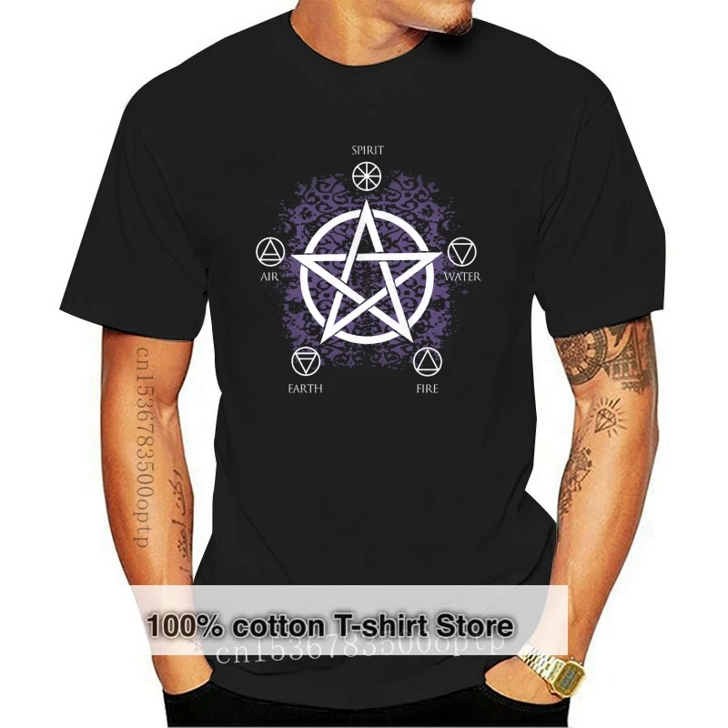 

Men T Shirt Pentagram...Elements Women T-Shirt