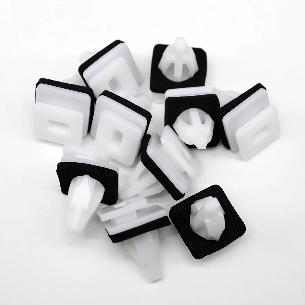 

10Pcs Rocker Pillars Floor Exterior Trim Clip For Honda 91513S7S003 With Sealer