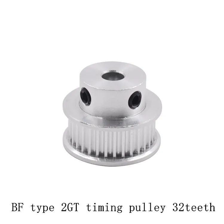 LINK CNC 32 teeth GT2 Timing Pulley Bore 5mm 6mm 6.35mm 8mm 10mm for belt used in linear 2GT pulley 32Teeth 32T