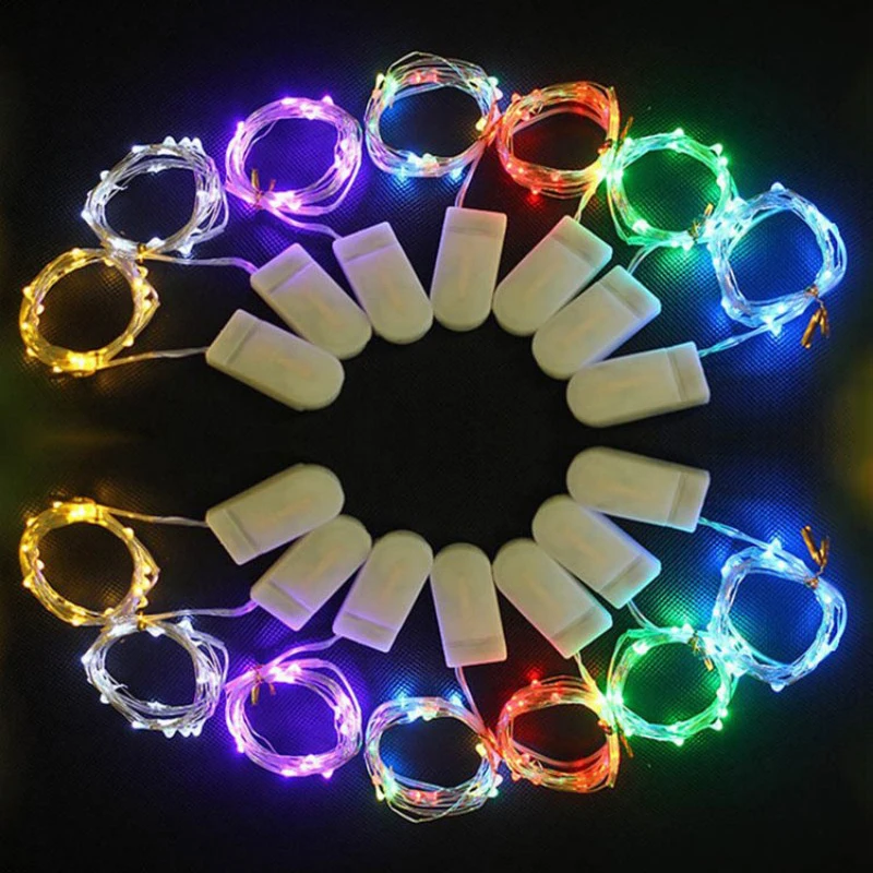 

Свадебное украшение, светодиодная гирлянда из медной проволоки, яркая светодиодная гирлянда с питанием от батареи, Рождественский праздник, для улицы, для сада, домашнего интерьера