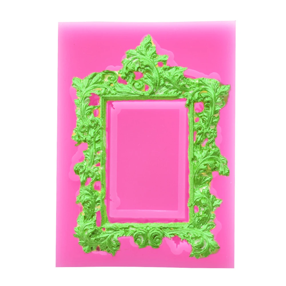 

Cake Mold DIY Photo Frame Cookie Embossment Mold Sugar Craft Cupcake Fondant Candy Craft Chocolate Mold