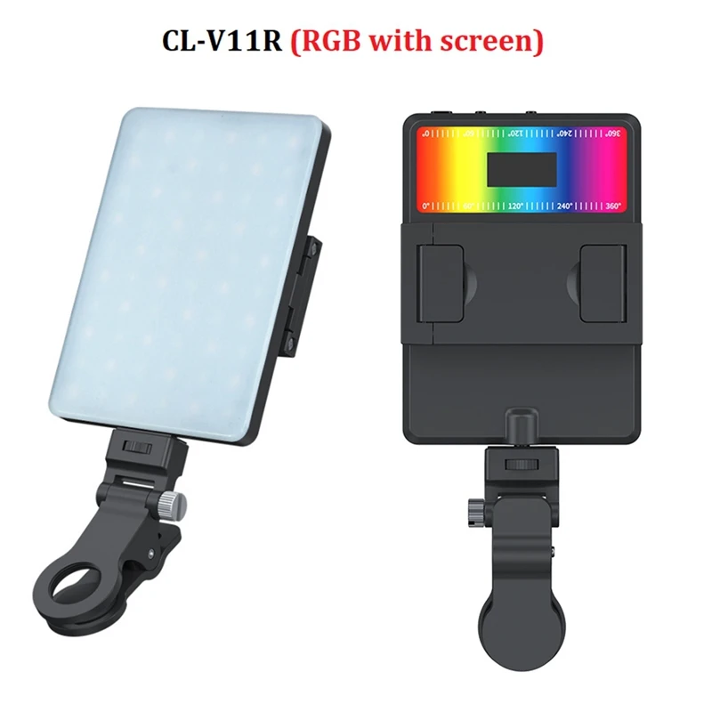 

Mobile Phone Fill Light 2500K-9000K LED Live Video Lights For Laptop And Smartphone Video Conference Fill Light Lamp