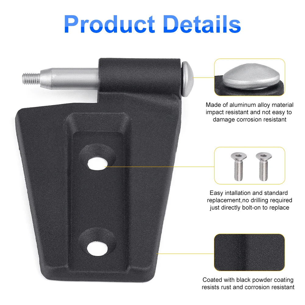 Комплект защитной накладки на дверные петли для Jeep Wrangler JK 4-дверный 2007-2018 гг.