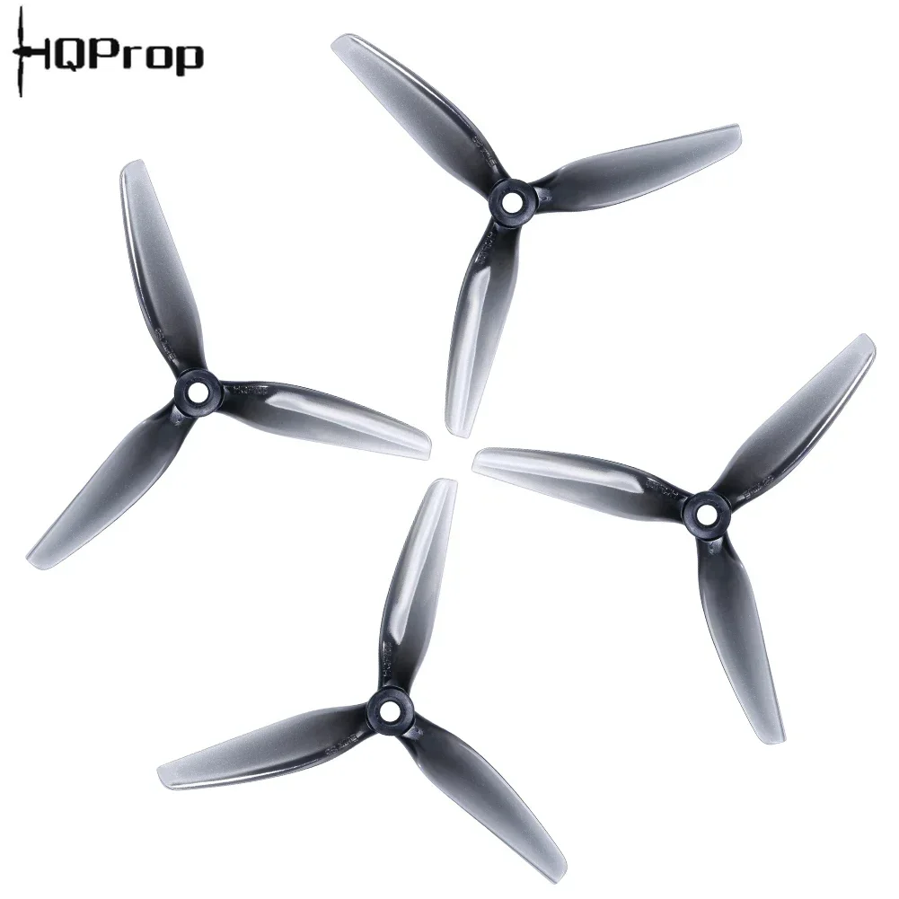 6 пар (6CW + 6CCW) HQPROP Ethix S5 5040 5X4X3 3-лопастной пропеллер серый для FPV 5-дюймовых дронов