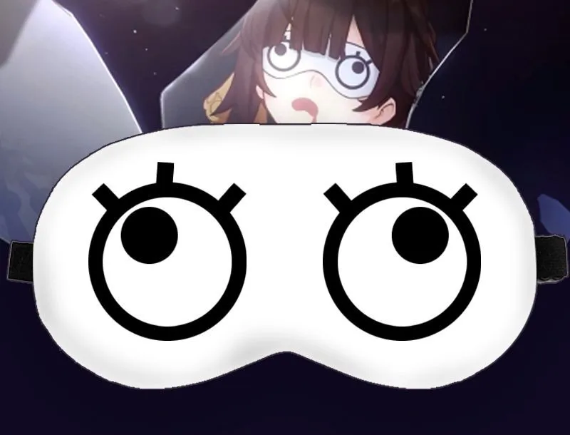 Honkai маска для глаз со звездами Sushang в том же стиле белая мультяшная модная маска для глаз Удобная повязка на глаза для сна унисекс повязка на глаза