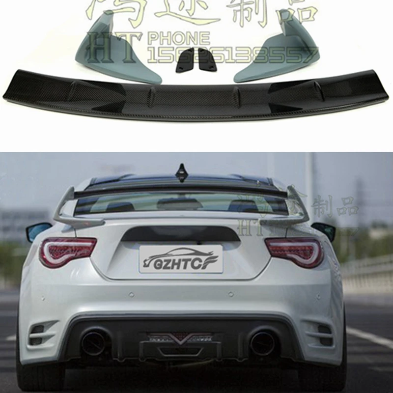 Для Subaru BRZ Toyota 86 GT86 спойлер из натурального углеродного волокна/ФАП крыло заднего