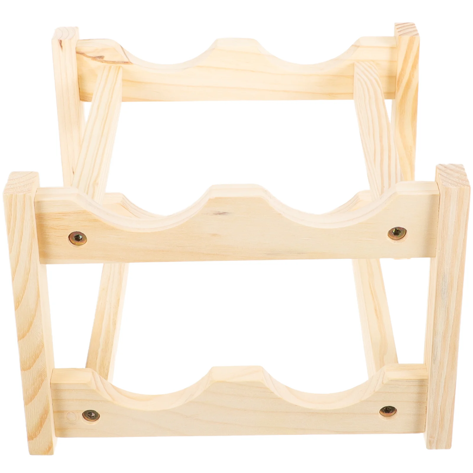 

Wooden Rack Countertop Storage Holder Bottle Holder Stand