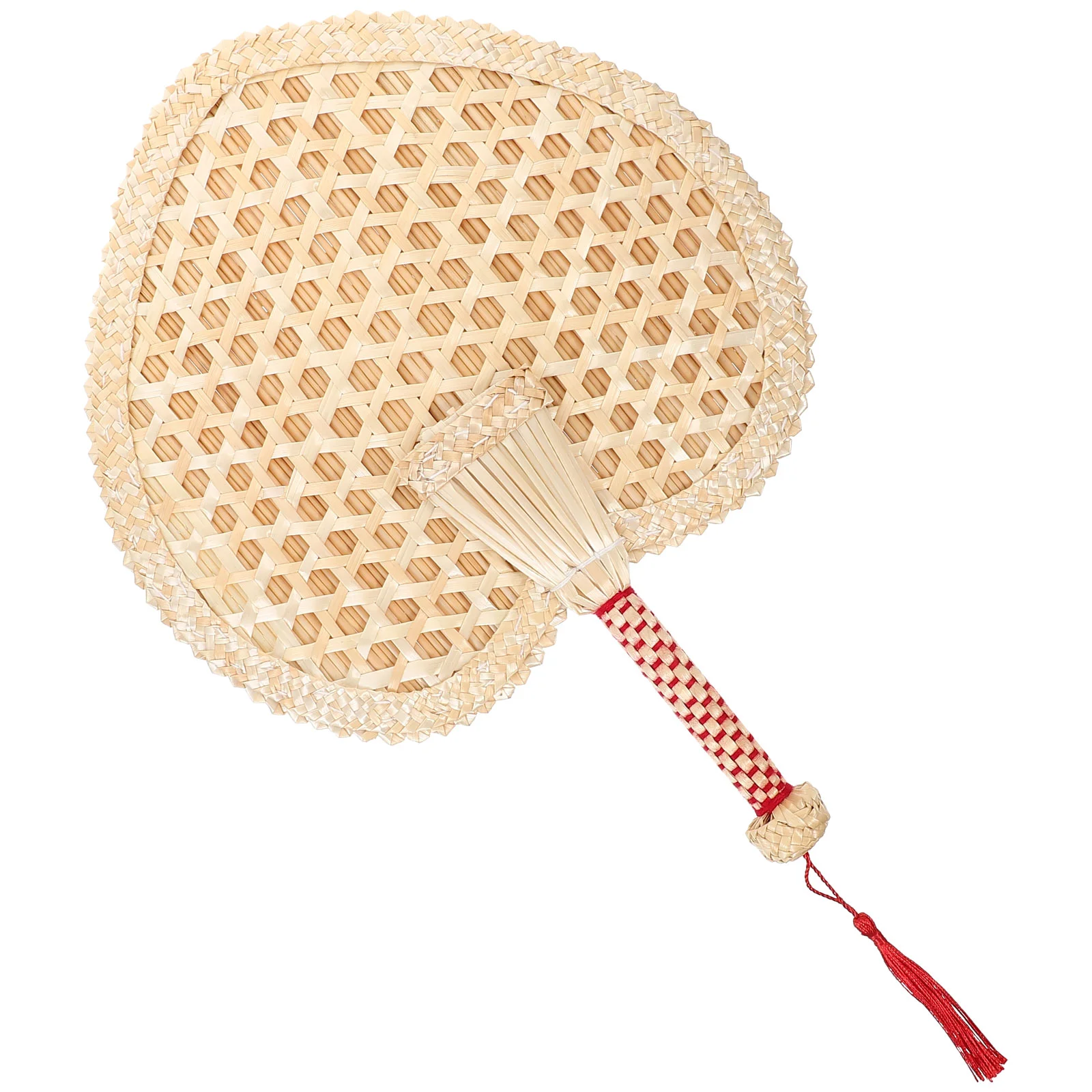 Домашний декор соломенный веер летнее плетение из ротанга натуральное украшение