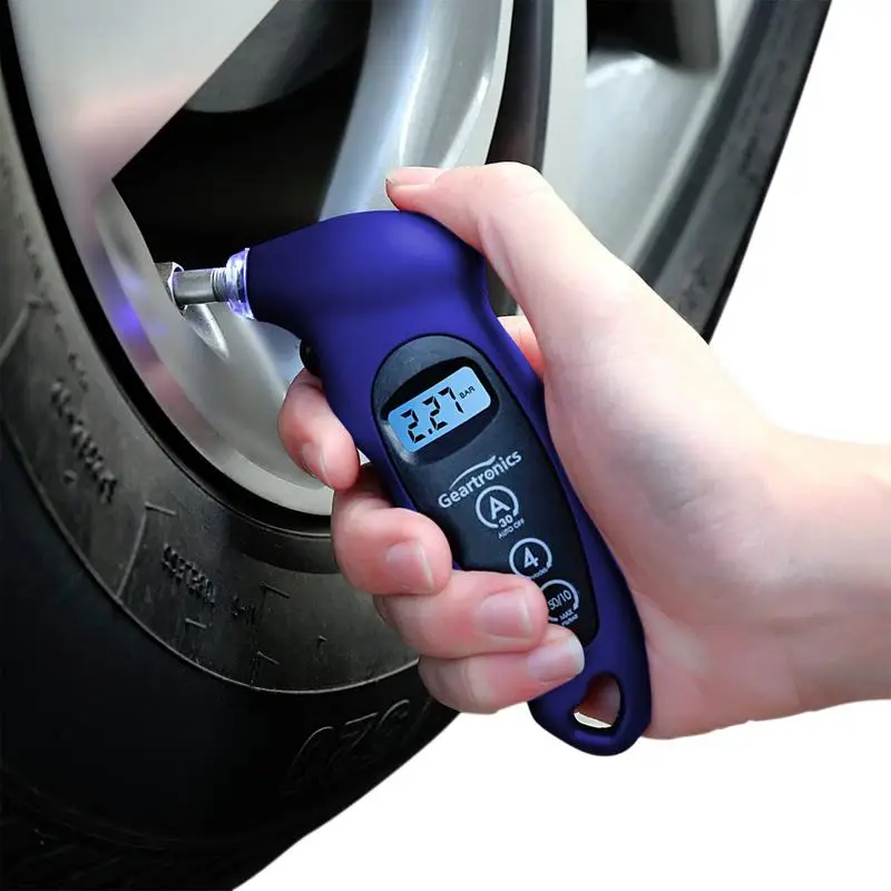 

Tire Gauges For Tire Pressure 100 PSI 4 Settings Tire Gauge For Cars Truck Tyre Pressure Gauge With Backlit LCD Display For Easy