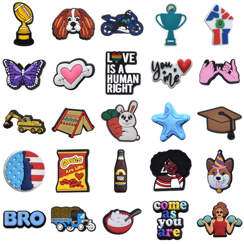 

Women Charm Men Para Pins Wholesale Bulk Shoe Charms Gifts Packs Shoes Accessories Kids Girl Set Jeans Boy Decorations for Crocs