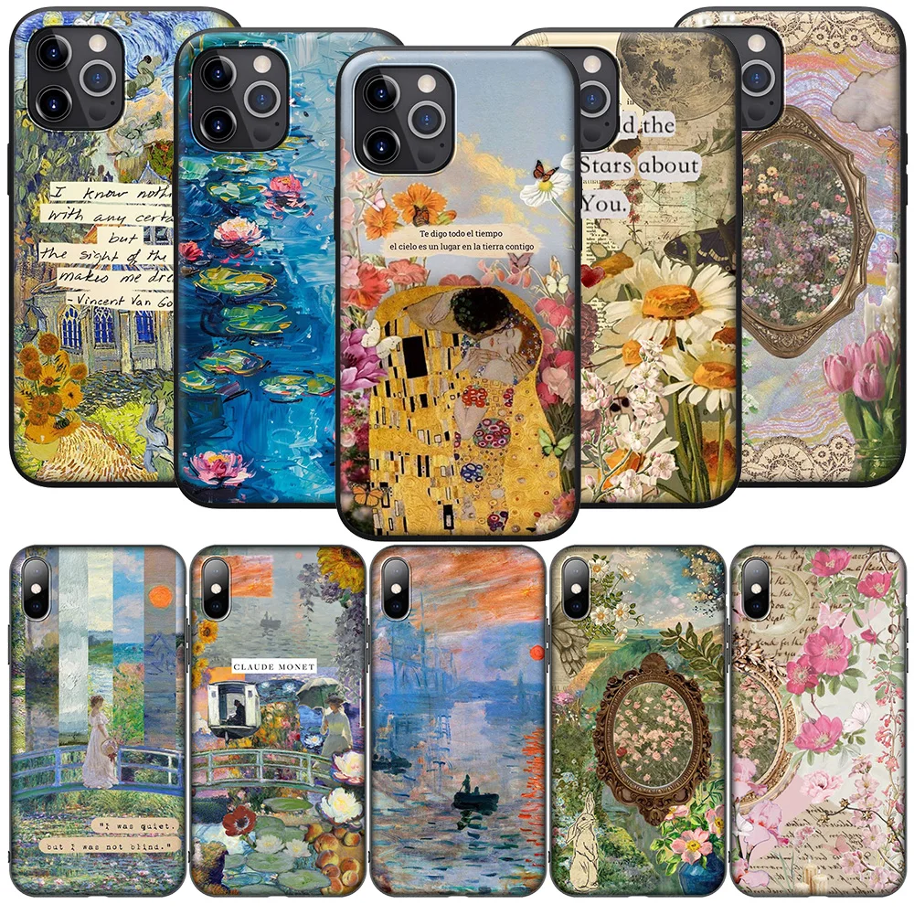 Чехол для Samsung Galaxy A41 A42 A71 A72 A73 J2 J4 J5 J6 J7 J8 A6 A7 A8 A9 Новый чехол TW55 Claude Monet Art Aesthetic