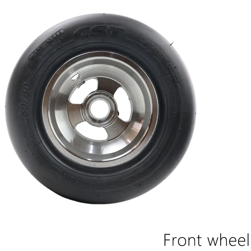 

LYNNCHI мотоциклетные 80/60-5 5-дюймовые внешние бескамерные гладкие шины передние задние обода для картинга, фото-карта, детали