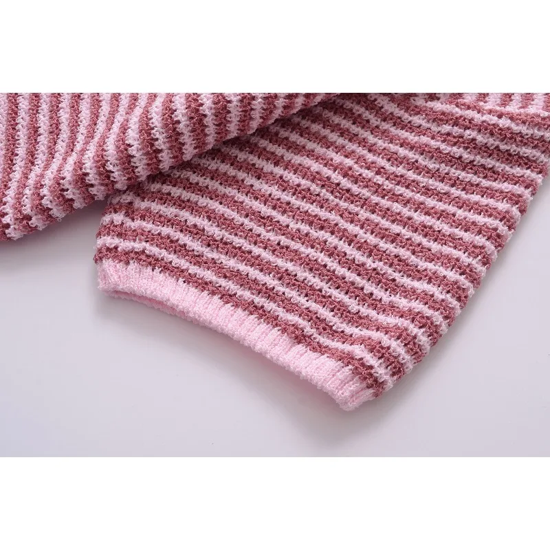 Костюм женский трикотажный из 2 предметов в полоску и шорт