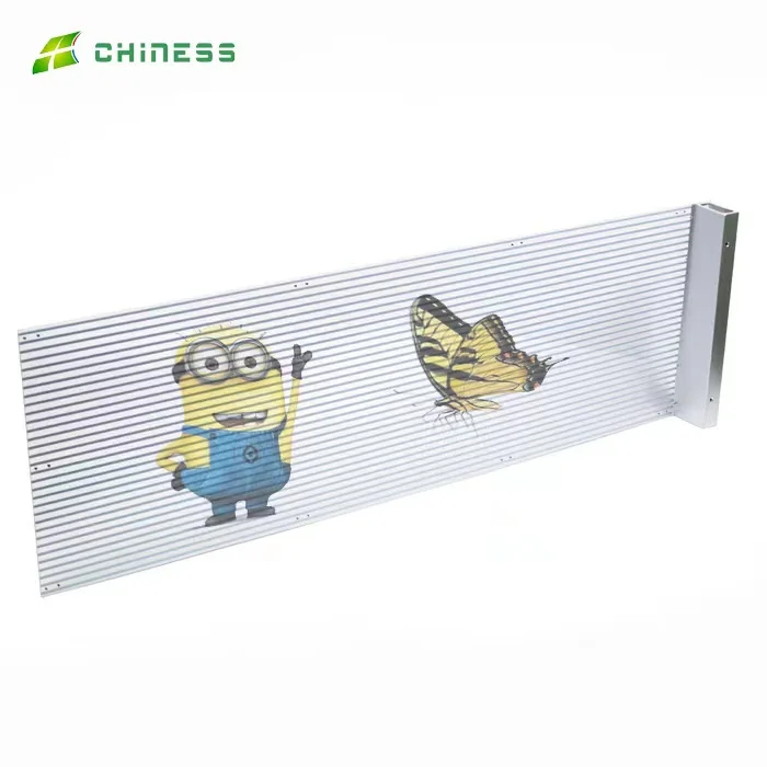 Гибкий прозрачный экран P10 для видеостены