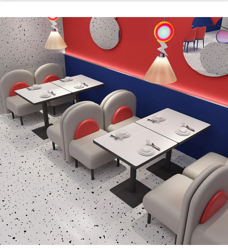 

M19 Internet celebrity milk tea shop coffee shop leisure negotiation sofa theme chain western restaurant tea restaurant commer