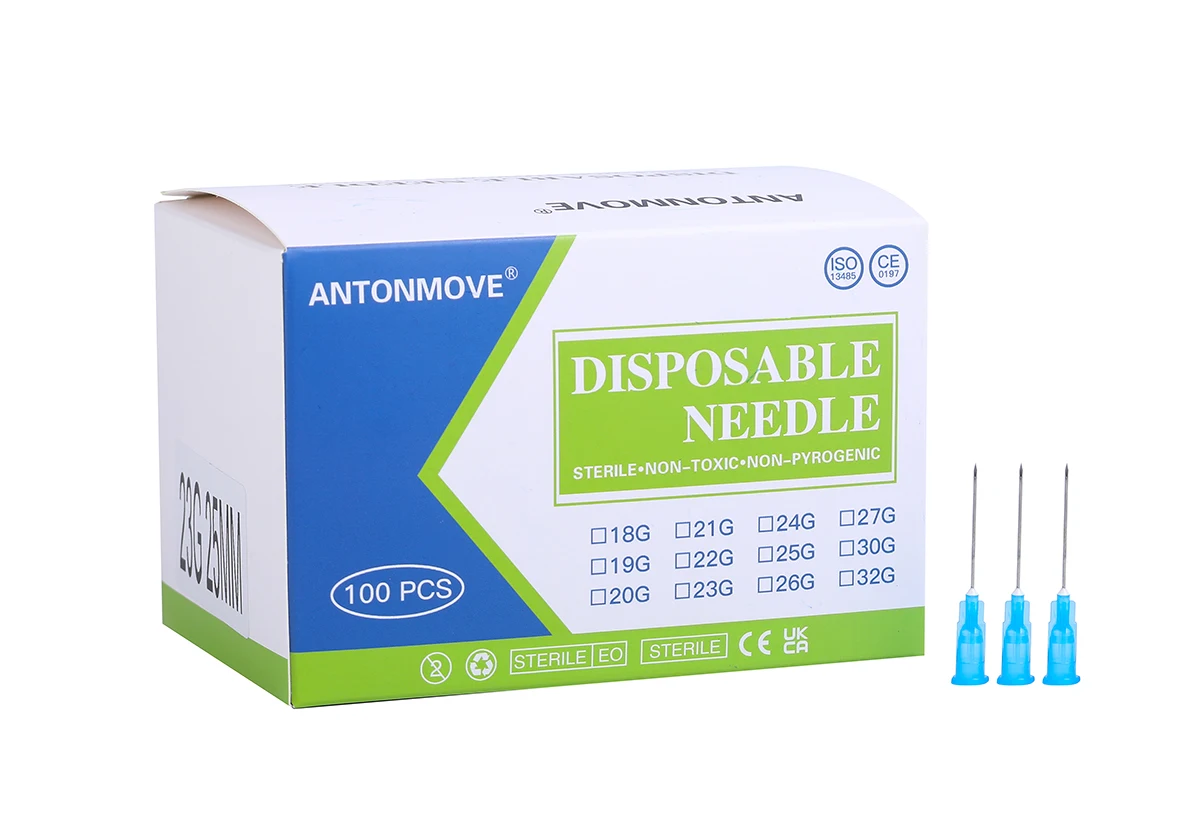 16G18G19G20G 21G 22G 23G 24G25G 26G27G29G30G31G32G33G34G Игла в индивидуальной упаковке со стальным