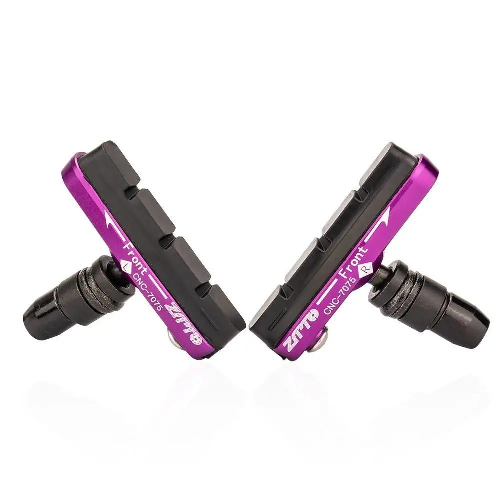 

1 пара прочных тормозных колодок V-типа, велосипедные тормозные колодки с антиблокировочным тормозом для долговечных велосипедных колодок для горного велосипеда