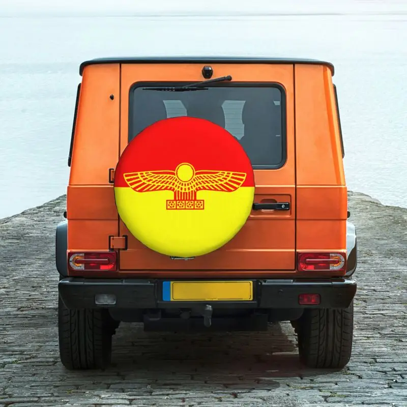 Aramean Suryoyo Крышка запасной шины с флагом для джипа древнего внедорожника жилого