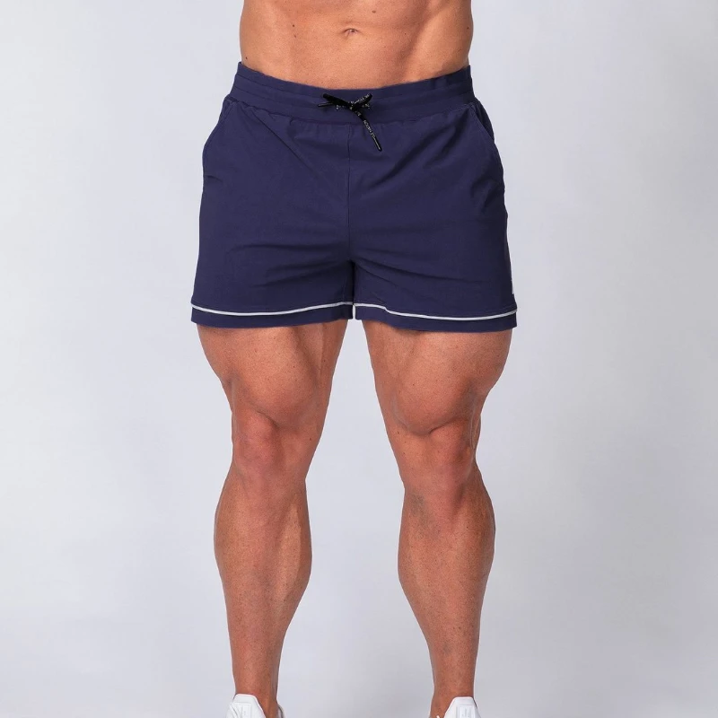 Men Running Sports Shorts Quick Drying Summer Gym Fitness Workout Shorts Male Trainning Bodybuilding Boxer Bottoms Sportswear