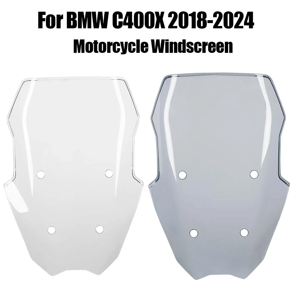Фото Для BMW C400X лобовое стекло, передний дефлектор, защита ветрового стекла, аксессуары для мотоциклов 2018-2024 №1