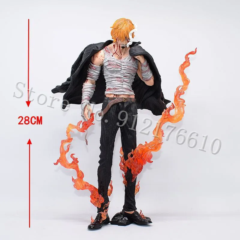 

Onepieces Anime Figure Bloodbath Vinsmoke Sanji Action Figure Model Decorations Pvc Toy Gift Bandai Nursery Cartoon Ornament
