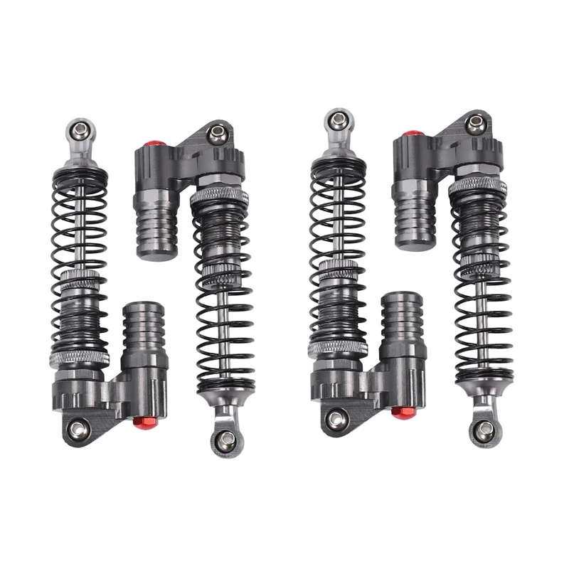 

4Pcs Aluminium Alloy 90Mm Absorber Shocks For 1/10 Scale Rc Rock Crawlers Axial Scx10 D90 Truck