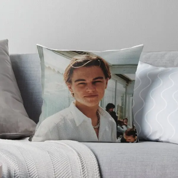 

Leonardo Dicaprio Leo Printing Throw Pillow Cover Office Waist Soft Wedding Home Comfort Car Square Bed Pillows not include