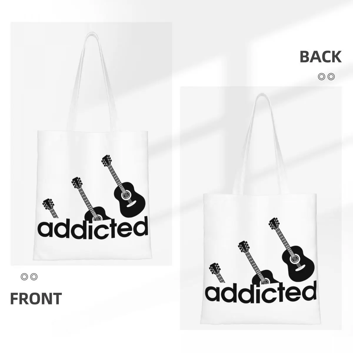 Холщовая Сумка-тоут для гитары музыки