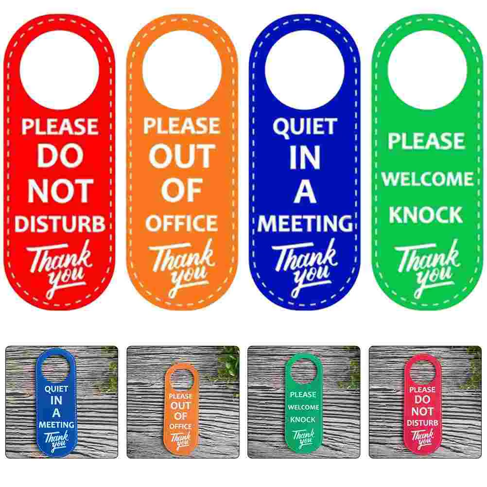

Signage Meeting Door Privacy Indicator Hanging Hotel Custom Office Signs Please Knock